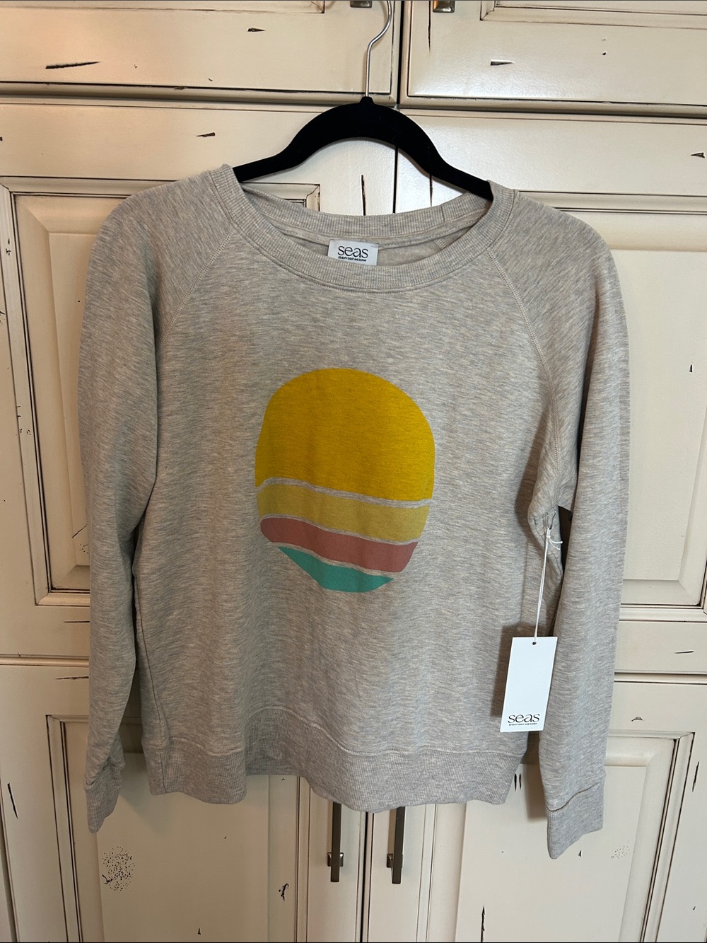 Seventy Eight and Sunny SEAS Retro Sun Graphic Modal Sweatshirt - NWT